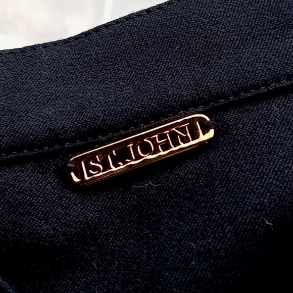 St John sport marie gray black stich details pants - Picture 6 of 8